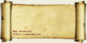 Vojislava Jakupi vizit kartica